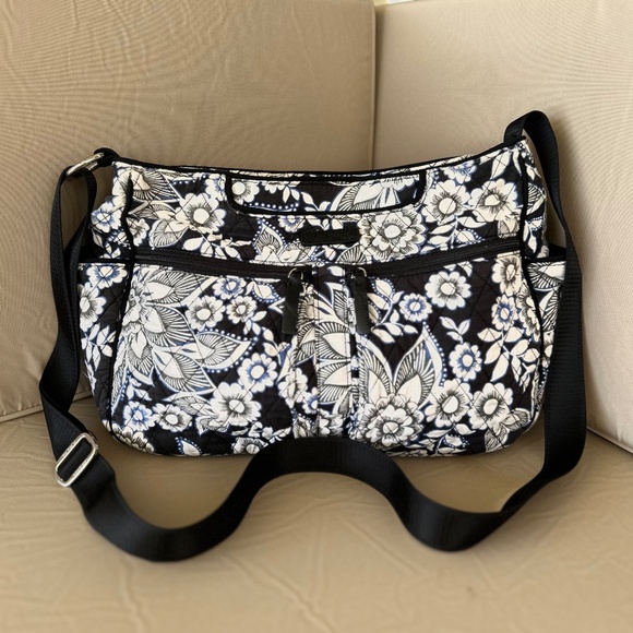 Vera Bradley Handbags - Vera Bradley, Snow Lotus Cross Body Bag